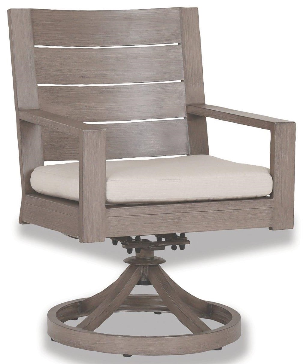 Outdoor swivel shop dining chairs